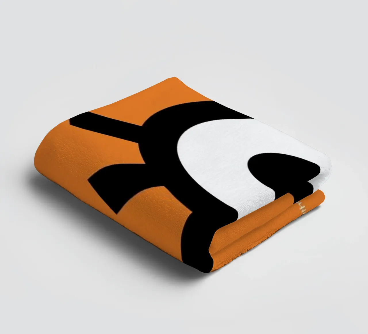 Orange badhanddoek van AS Art