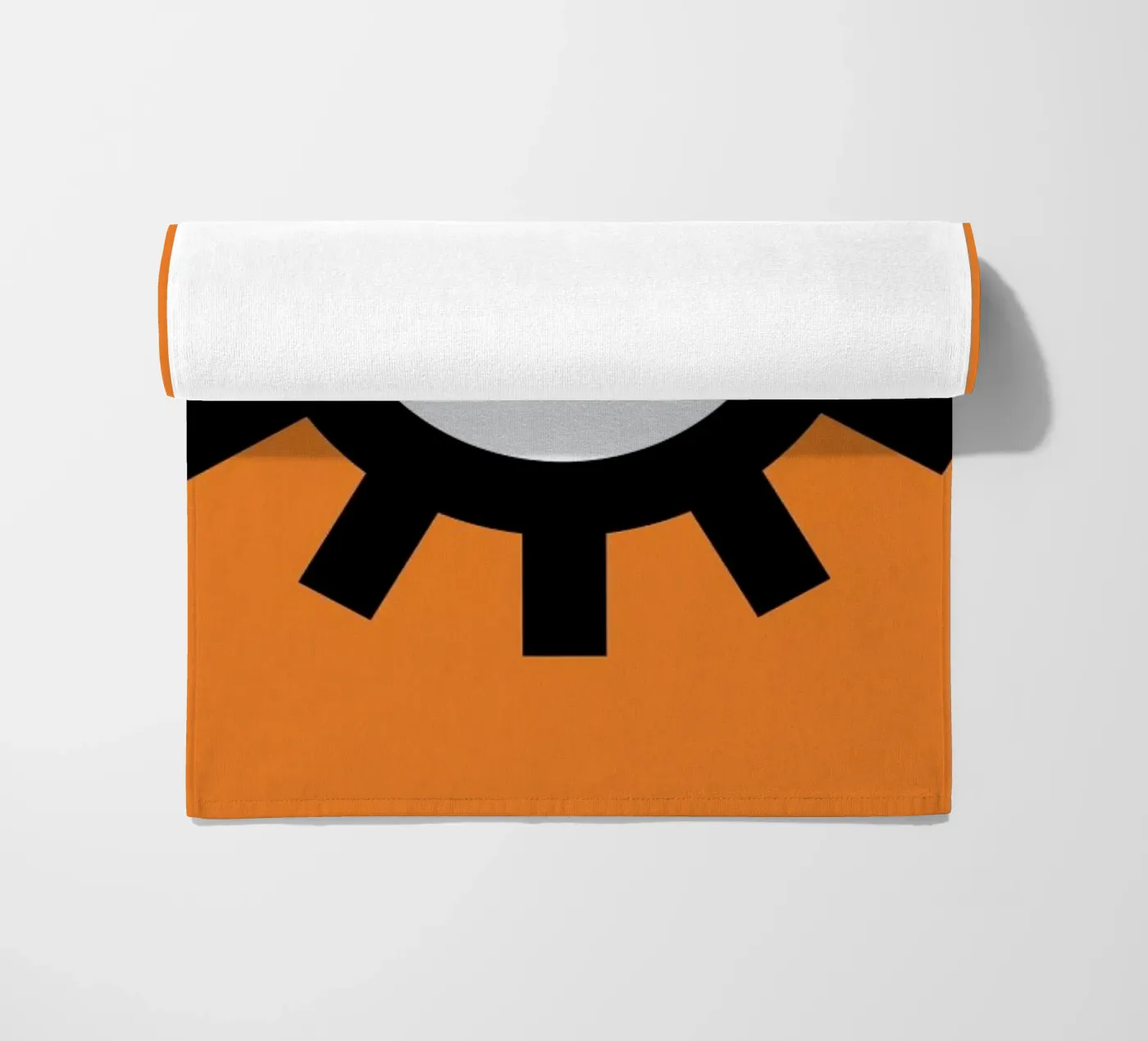 Orange Strandtuch von AS Art