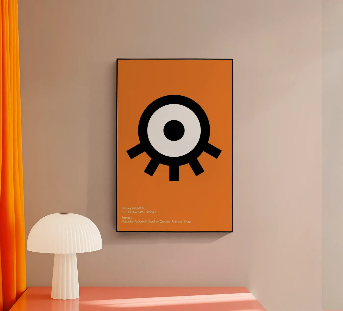 Orange acryl van AS Art