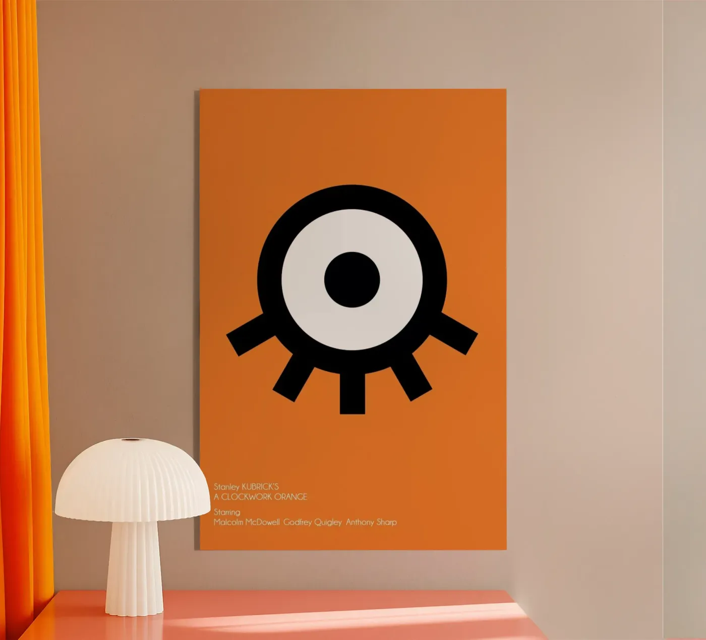 Orange acryl van AS Art