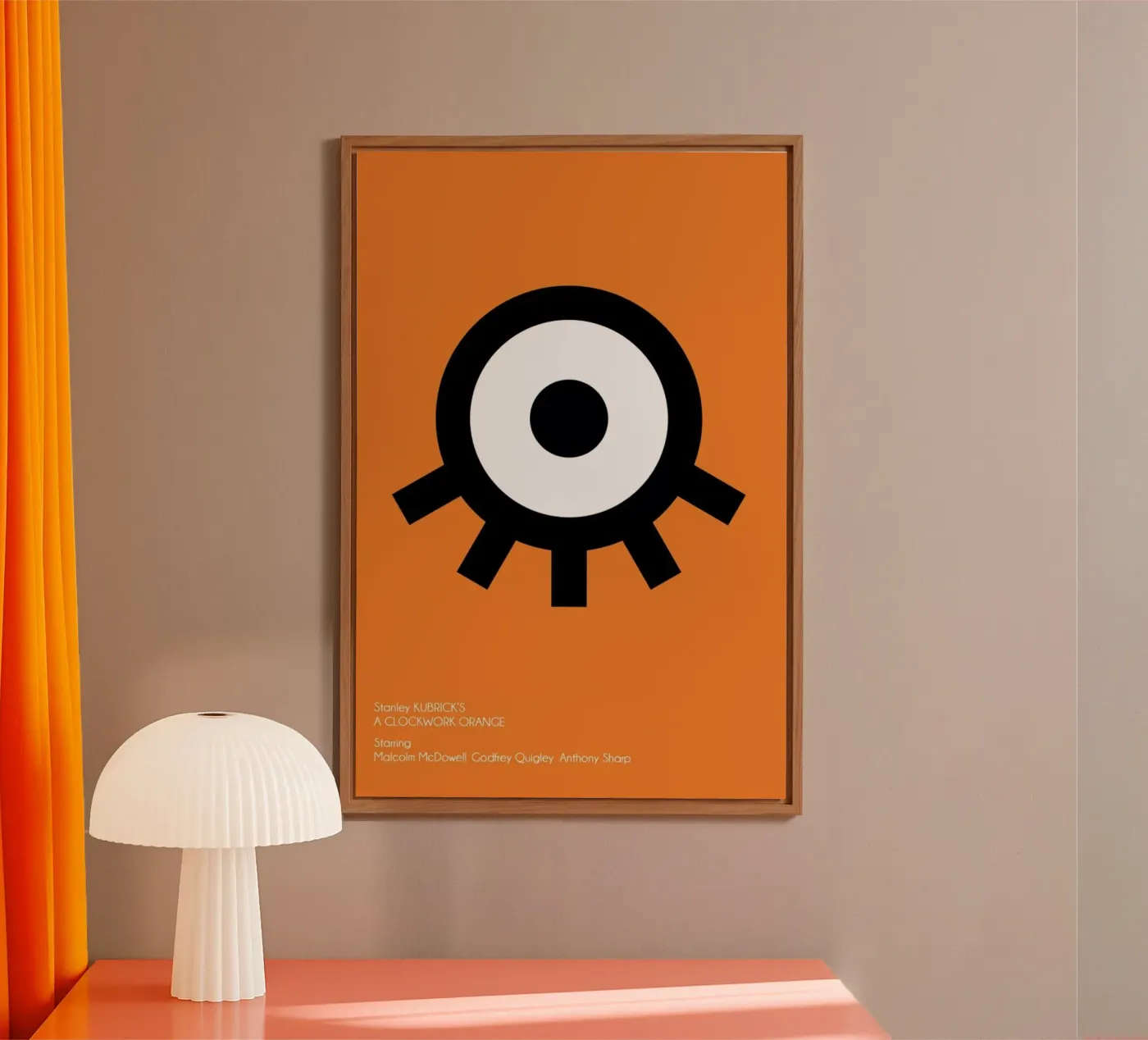 Orange forex plate by AS Art