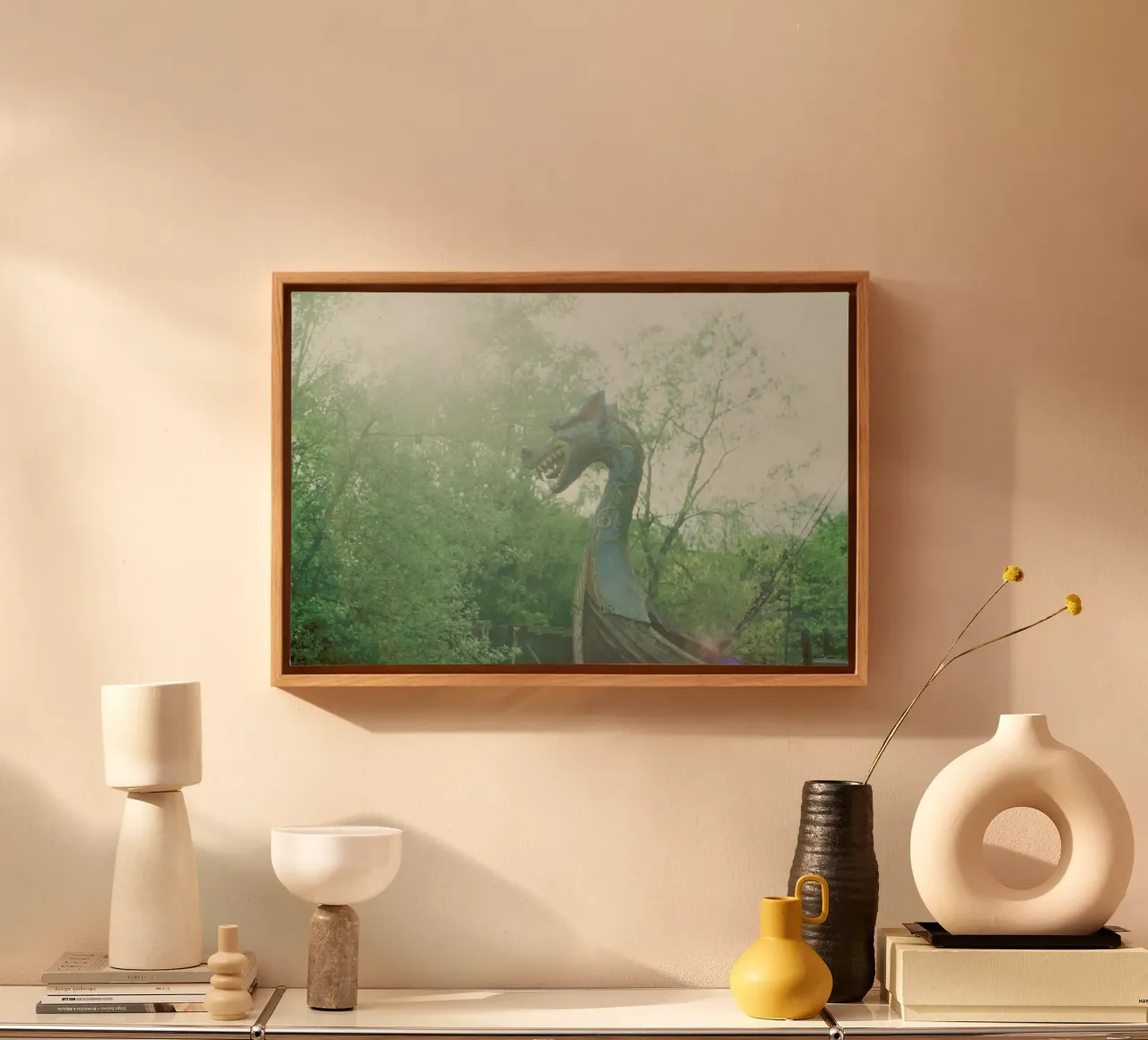 Dream canvas with Floater frame by Alexandra Hellweg