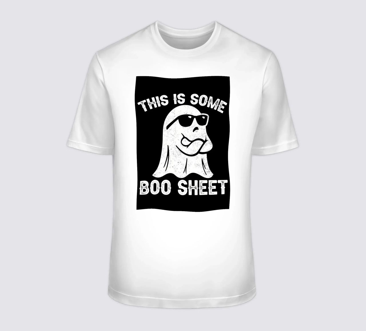 Questo è un foglio di Boo t-shirt da Delaplane