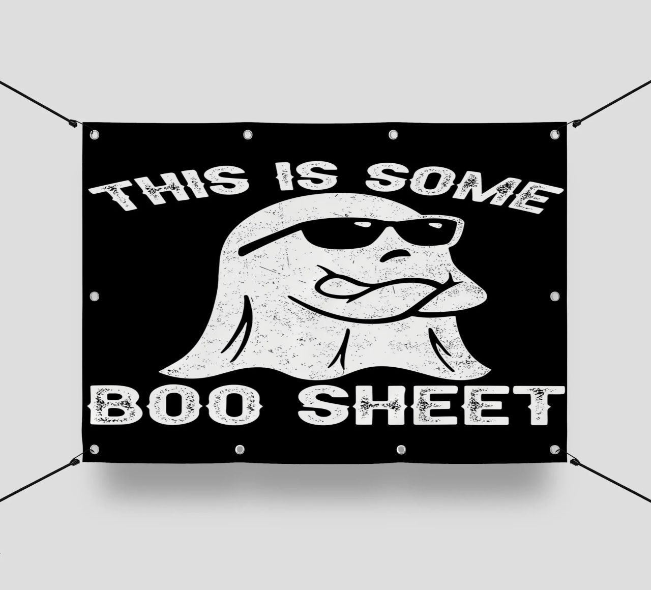Questo è un foglio di Boo telo in pvc da Delaplane