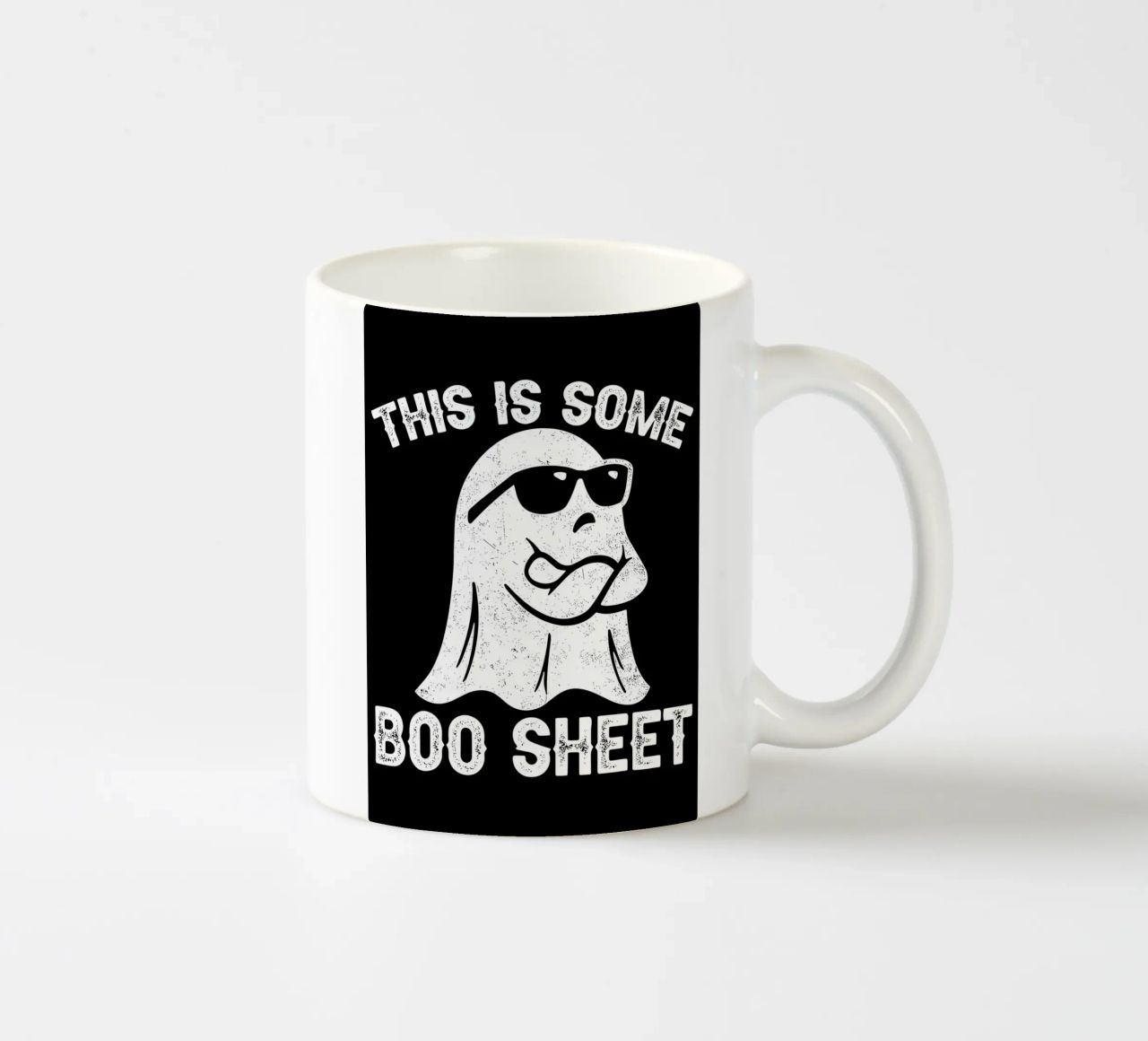 Questo è un foglio di Boo tazza in ceramica da Delaplane