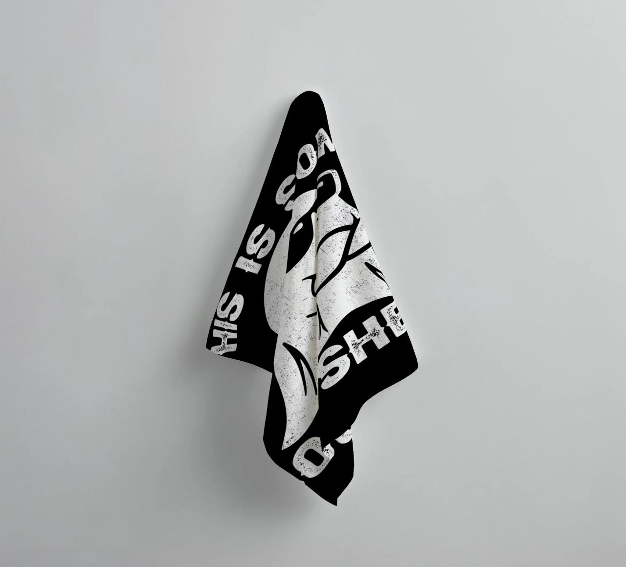 Questo è un foglio di Boo asciugamano da bagno da Delaplane