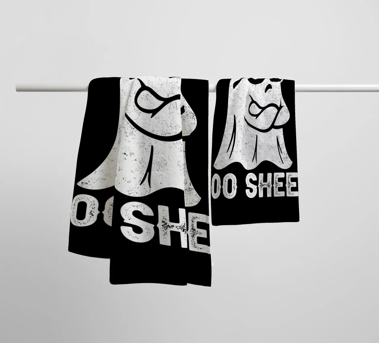 Questo è un foglio di Boo asciugamano da bagno da Delaplane