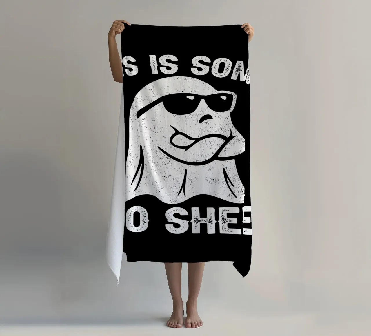 Questo è un foglio di Boo telo mare da Delaplane