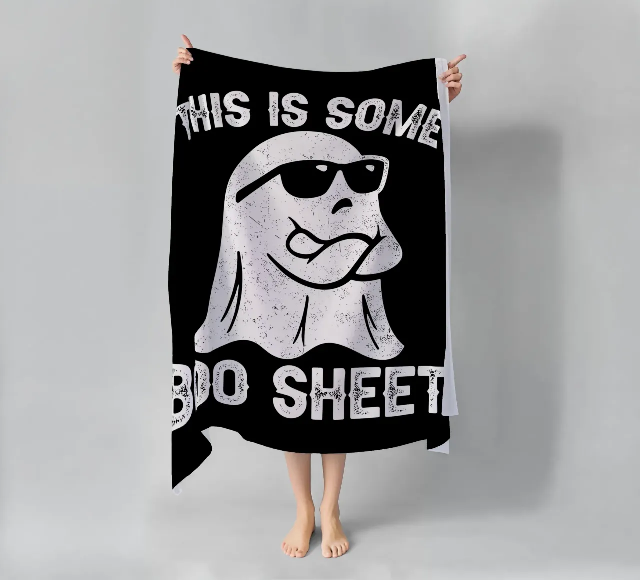 Questo è un foglio di Boo telo mare da Delaplane