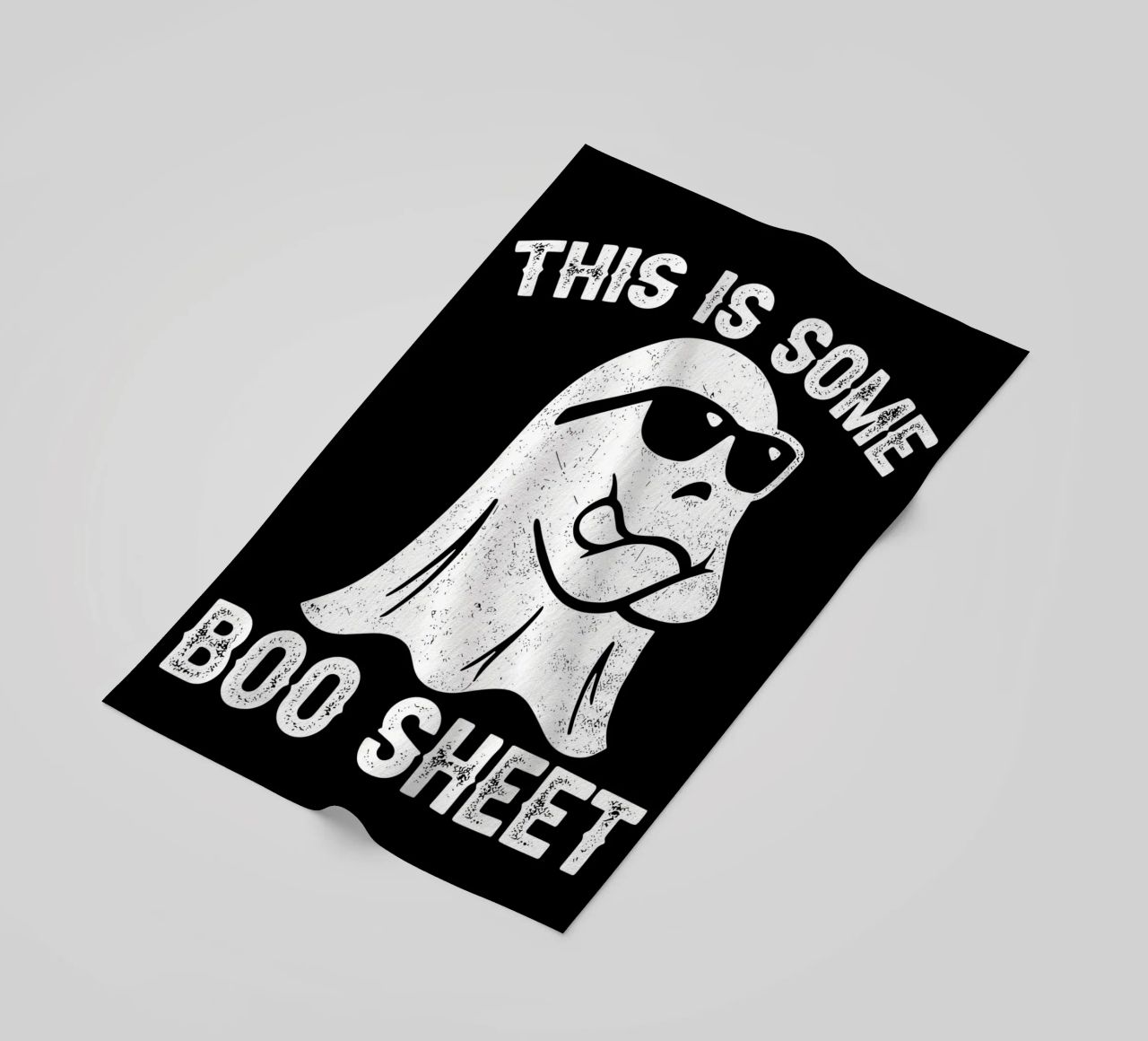 Questo è un foglio di Boo telo mare da Delaplane