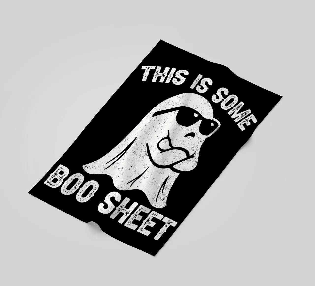 Questo è un foglio di Boo telo mare da Delaplane