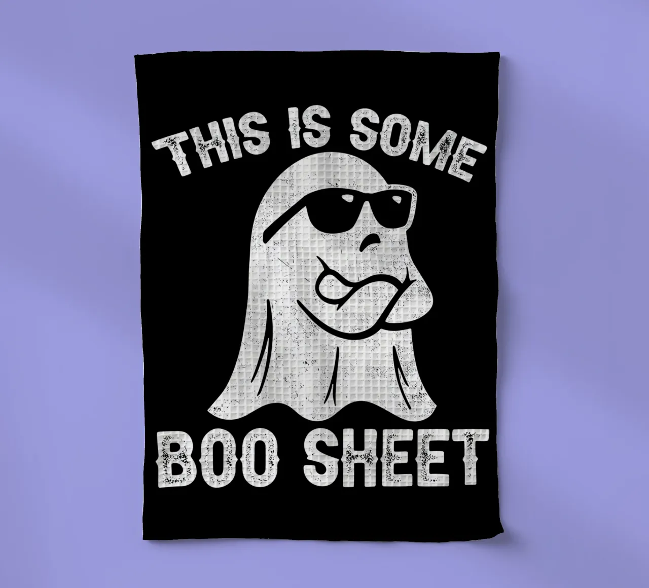 Questo è un foglio di Boo canovaccio da cucina da Delaplane