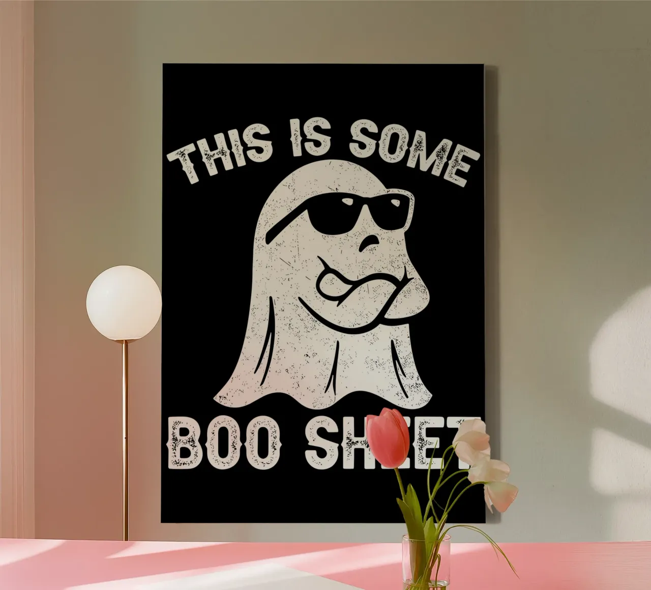 Questo è un foglio di Boo tela da Delaplane