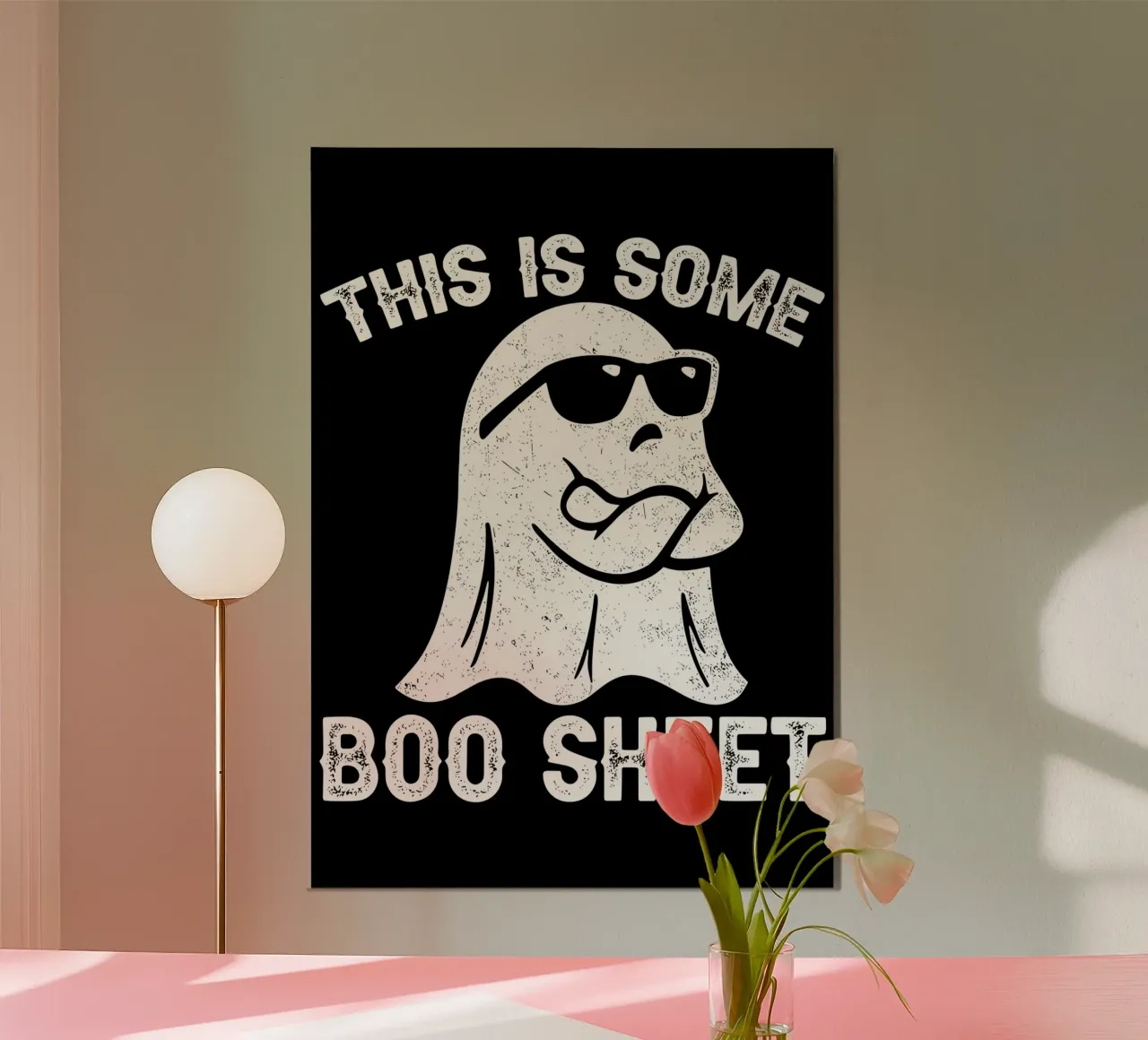 Questo è un foglio di Boo poster da Delaplane