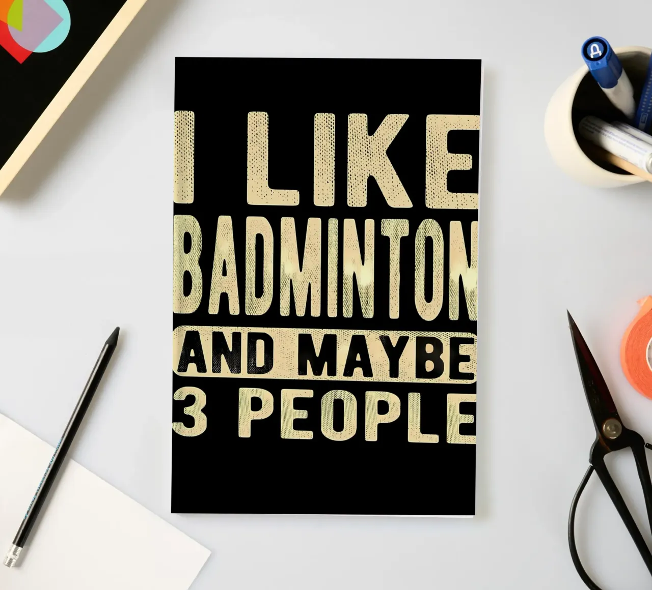 Badminton Shuttlecocks notebook by allison