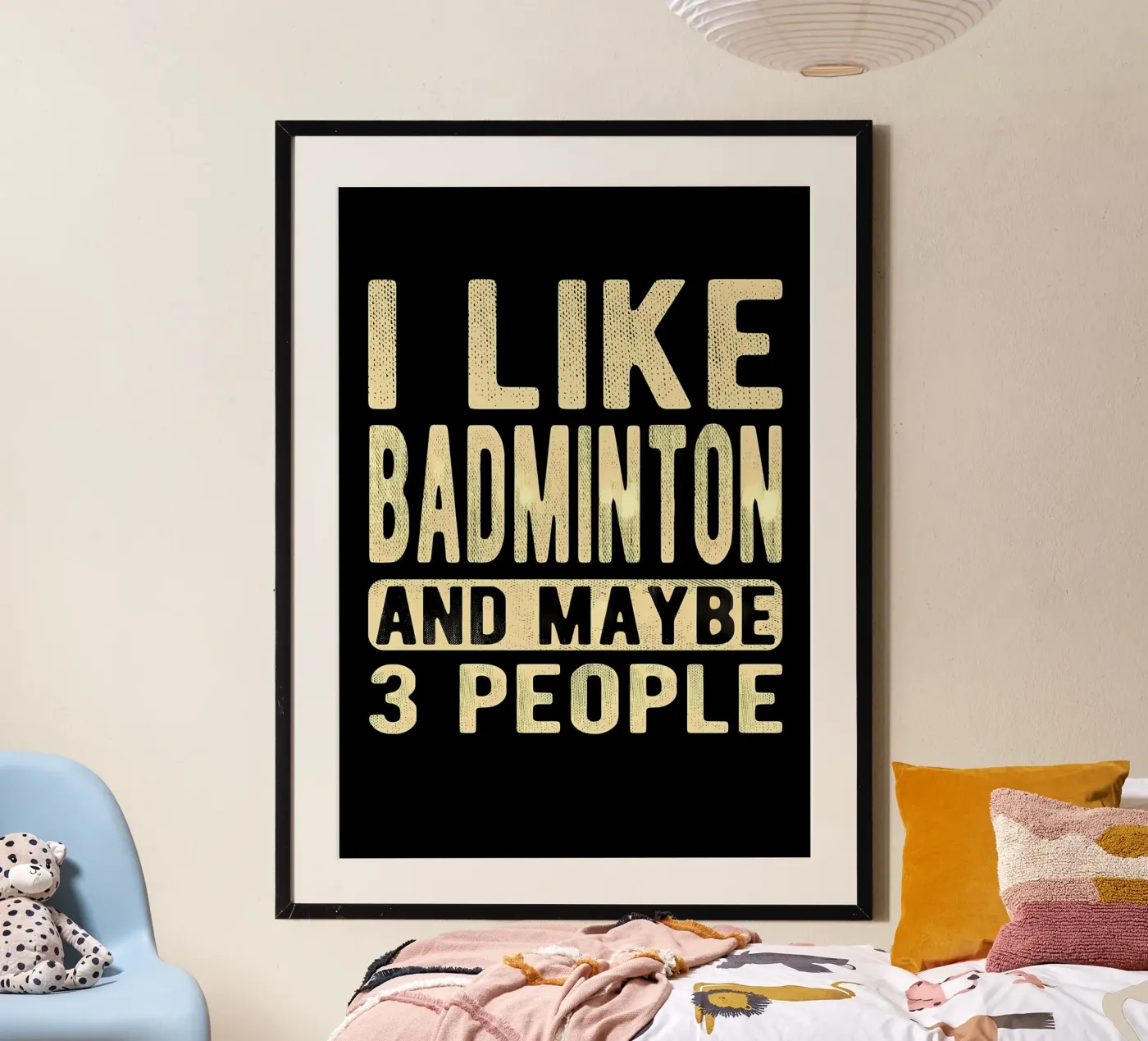 Badminton Shuttlecocks poster by allison