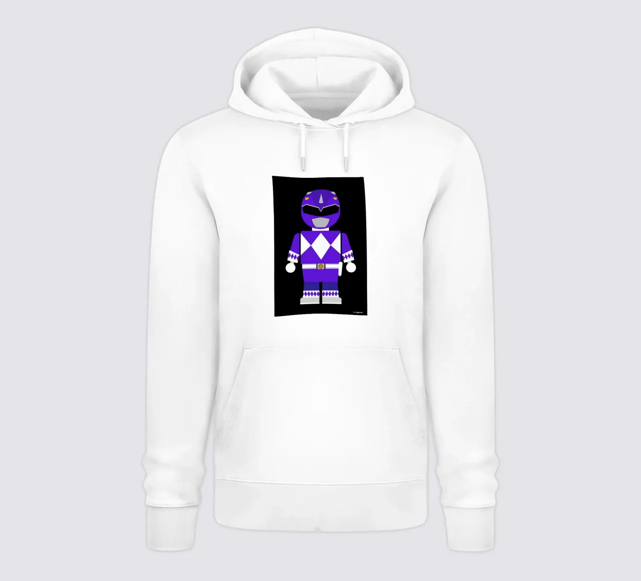 Power Ranger Toy Blue felpa con cappuccio da Rafa Gomes