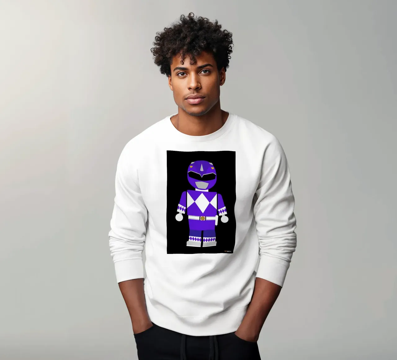 Power Ranger Toy Blue sudadera de Rafa Gomes