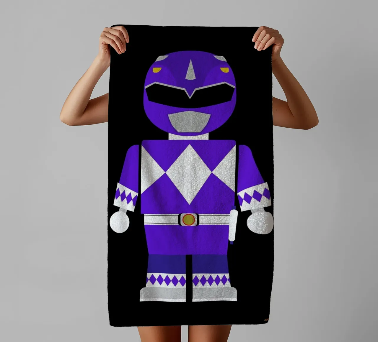 Power Ranger Toy Blue asciugamano da bagno da Rafa Gomes
