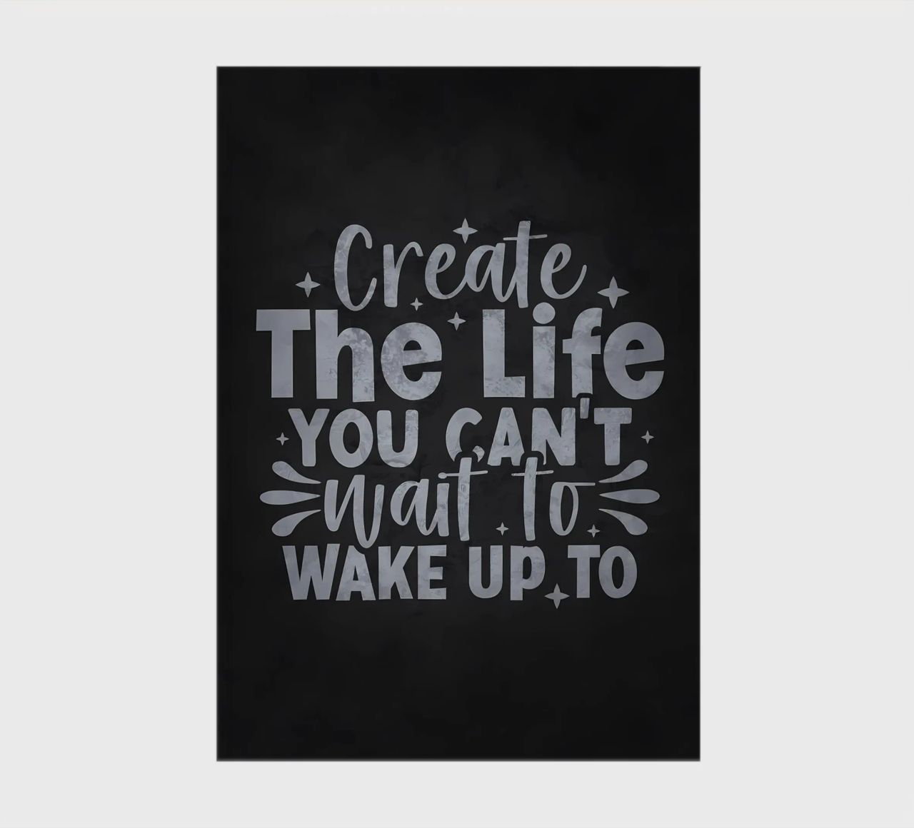 Create The Life You want notebook by Bassy