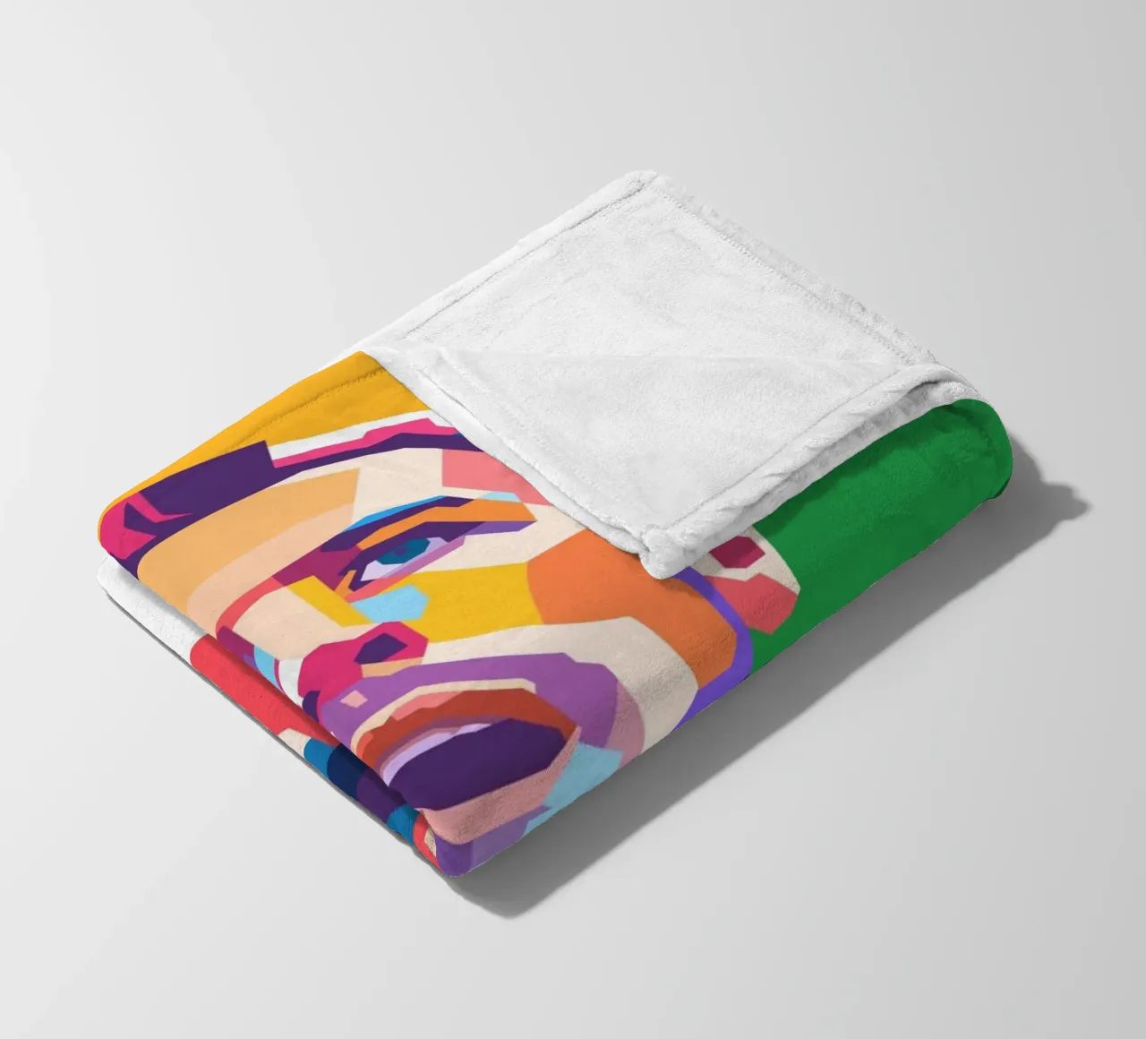 Harry Kane on WPAP art style fleece blanket by Hantamrata