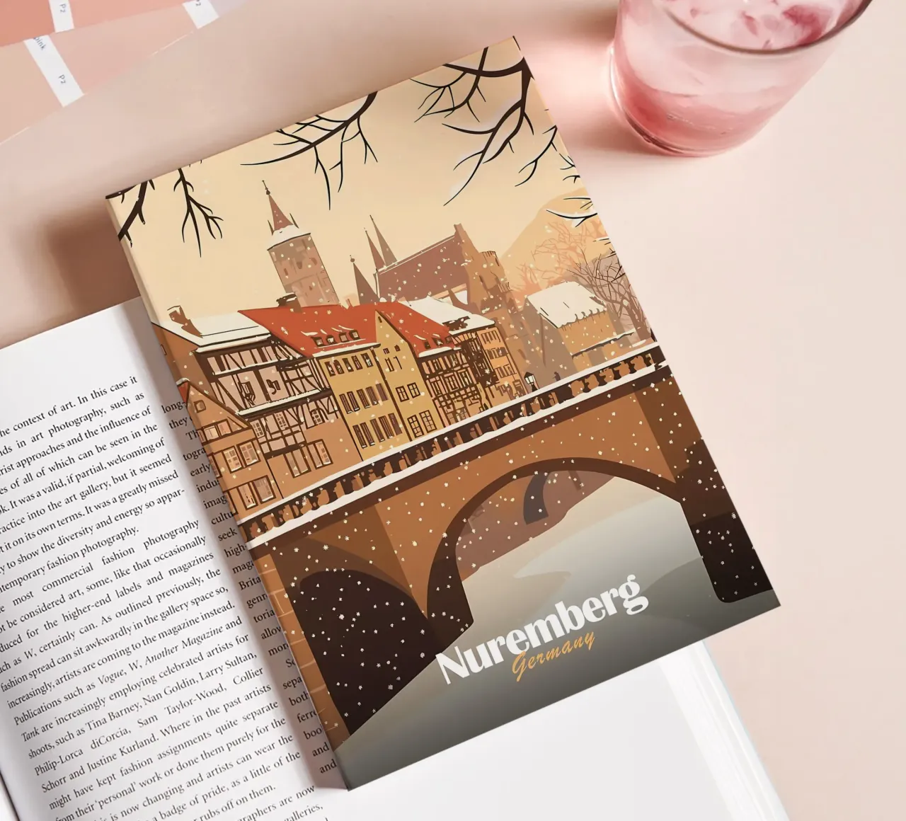 Nuremberg Winter Scene notebook by Ginnery