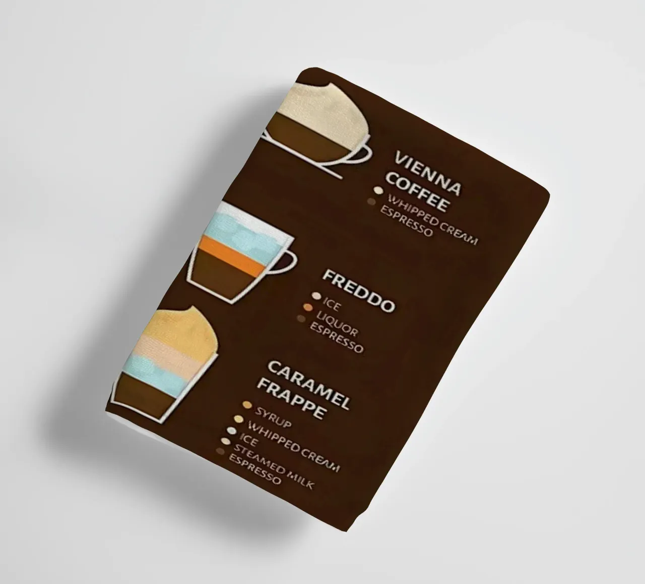 Espresso Romanor towel by Eames