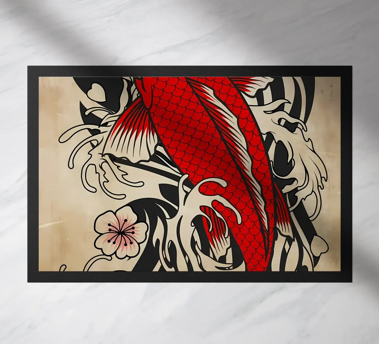 Pesce Koi giapponese zerbino da Delaplane