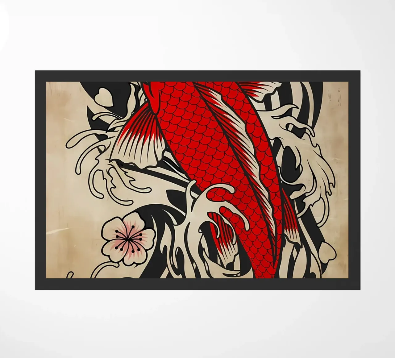 Pesce Koi giapponese zerbino da Delaplane