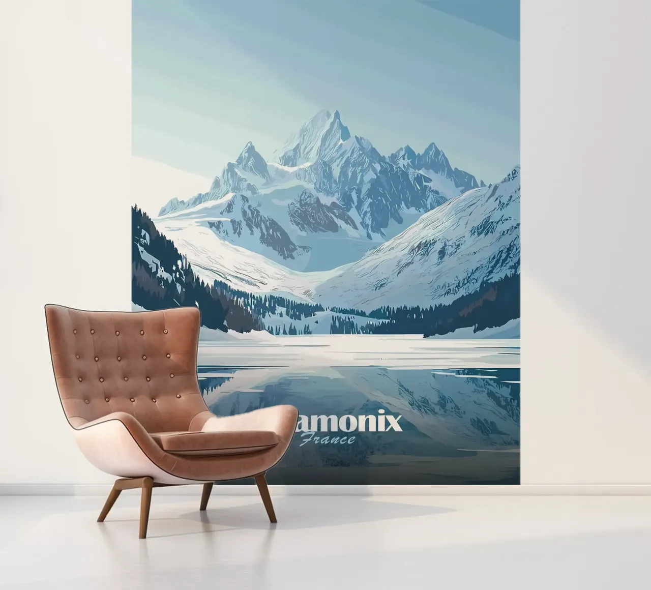 Chamonix Mountain Landscape photo wallpaper by Ginnery