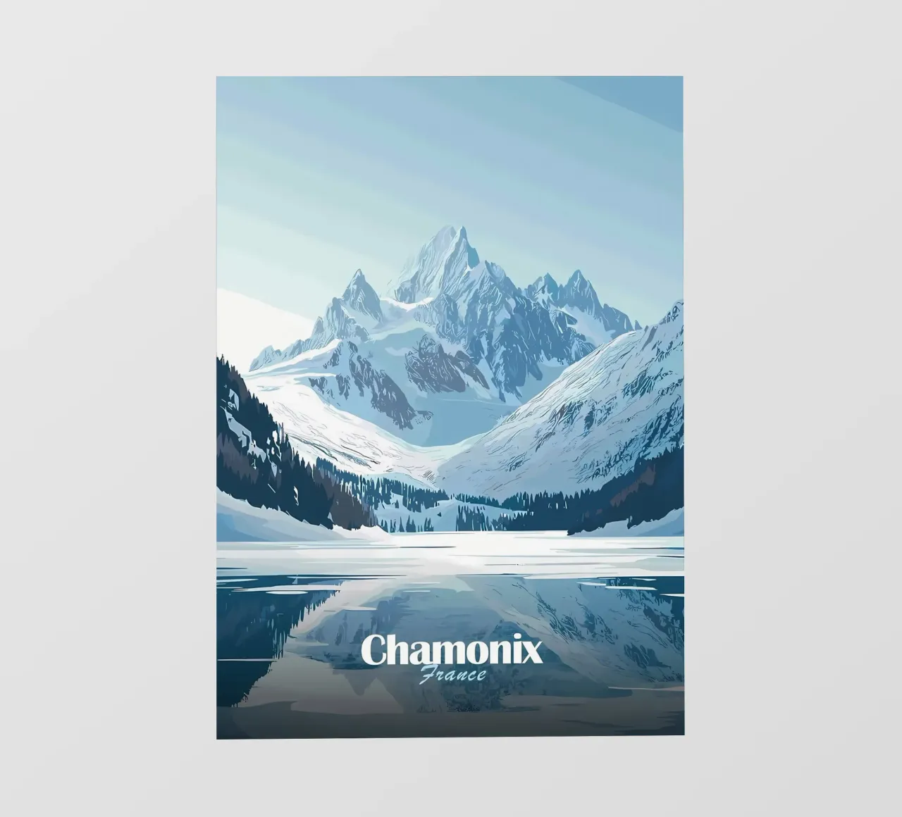 Chamonix Mountain Landscape photo wallpaper by Ginnery