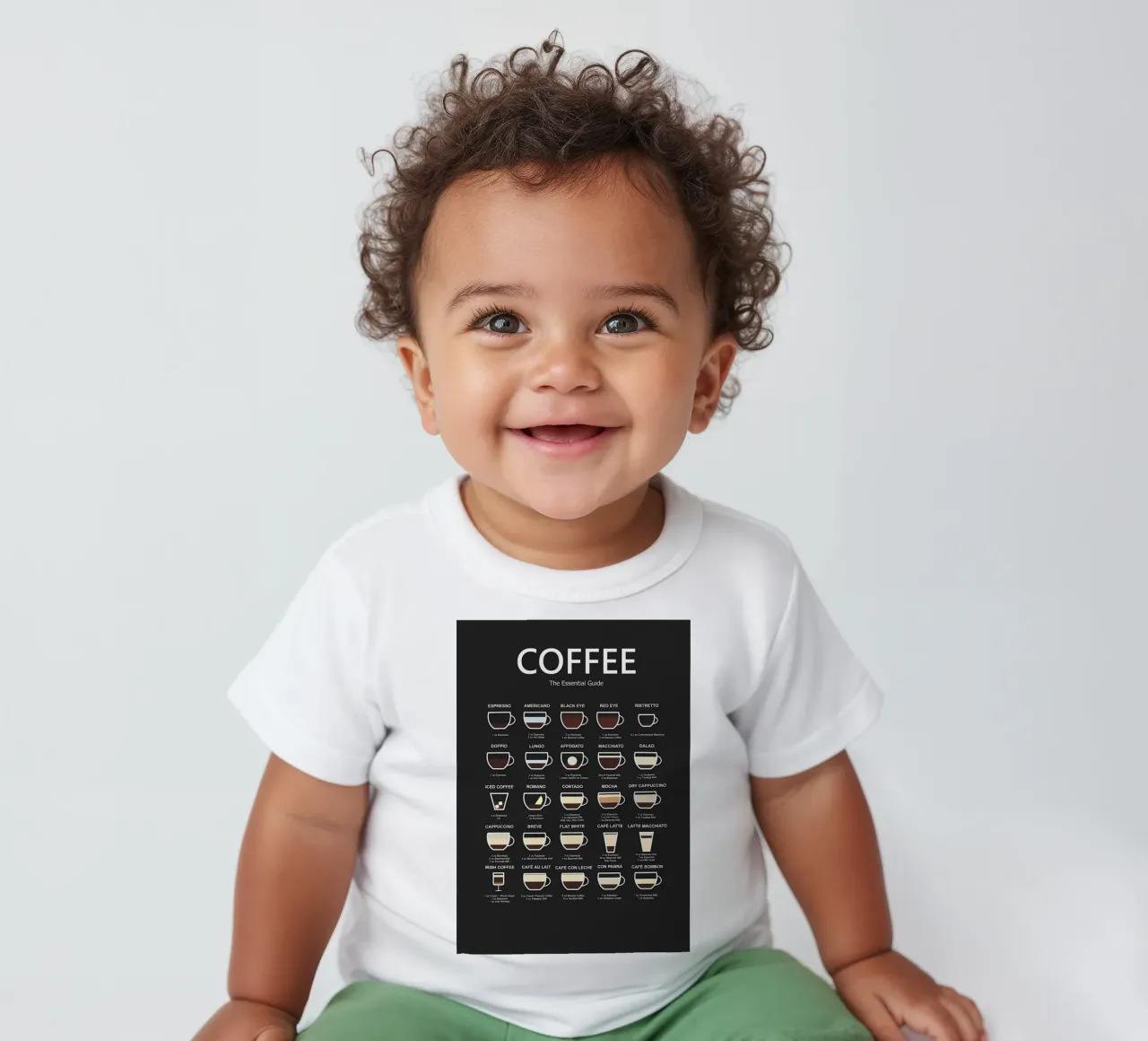 Guida definitiva al caffè maglietta neonato da Eames