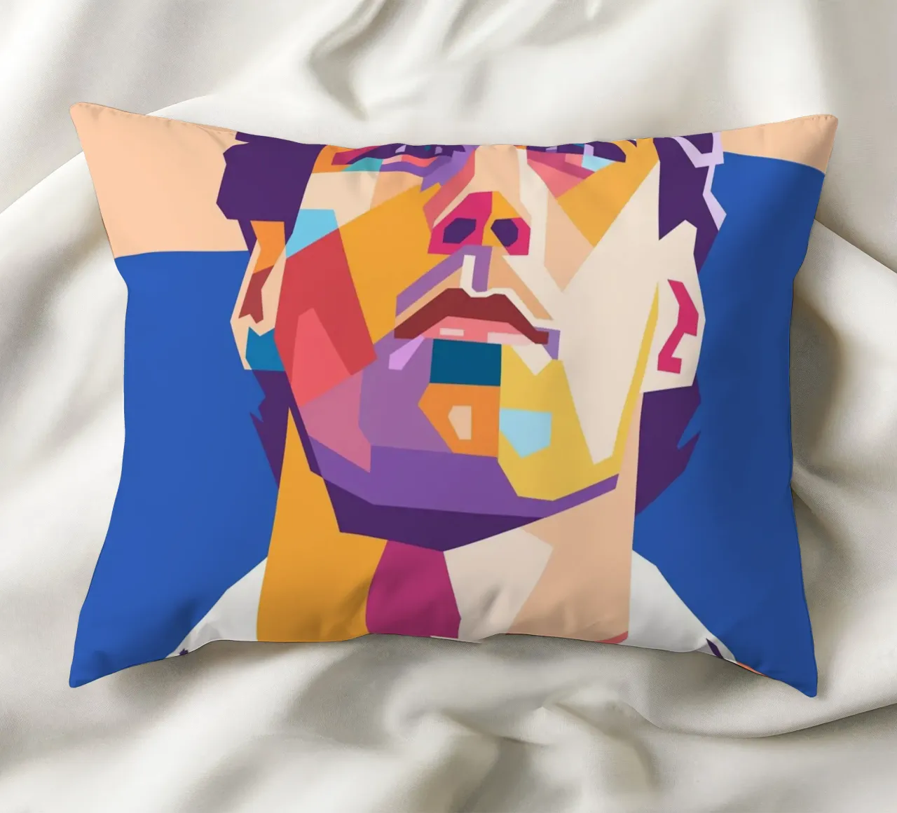 Marco Van Basten sullo stile artistico di WPAP cuscino da Hantamrata