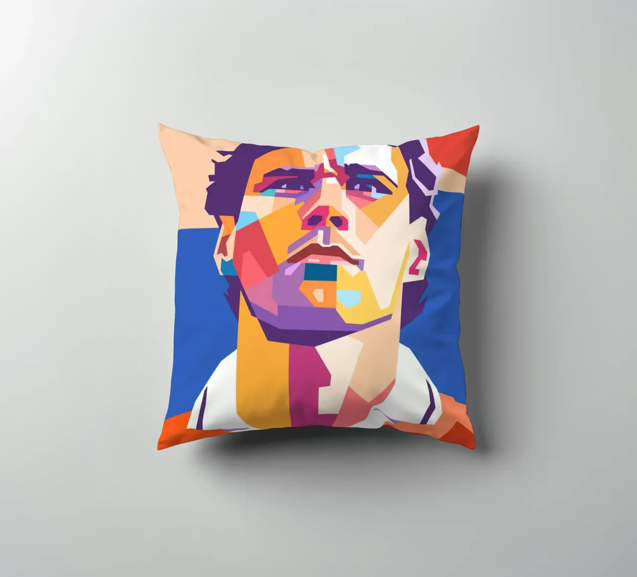 Marco Van Basten sullo stile artistico di WPAP cuscino da Hantamrata