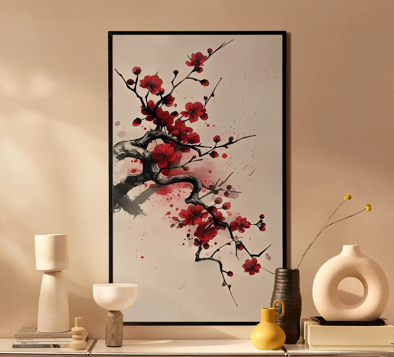 Minimalistisches Poster 37 Poster mit Kunststoffrahmen von Kadynce