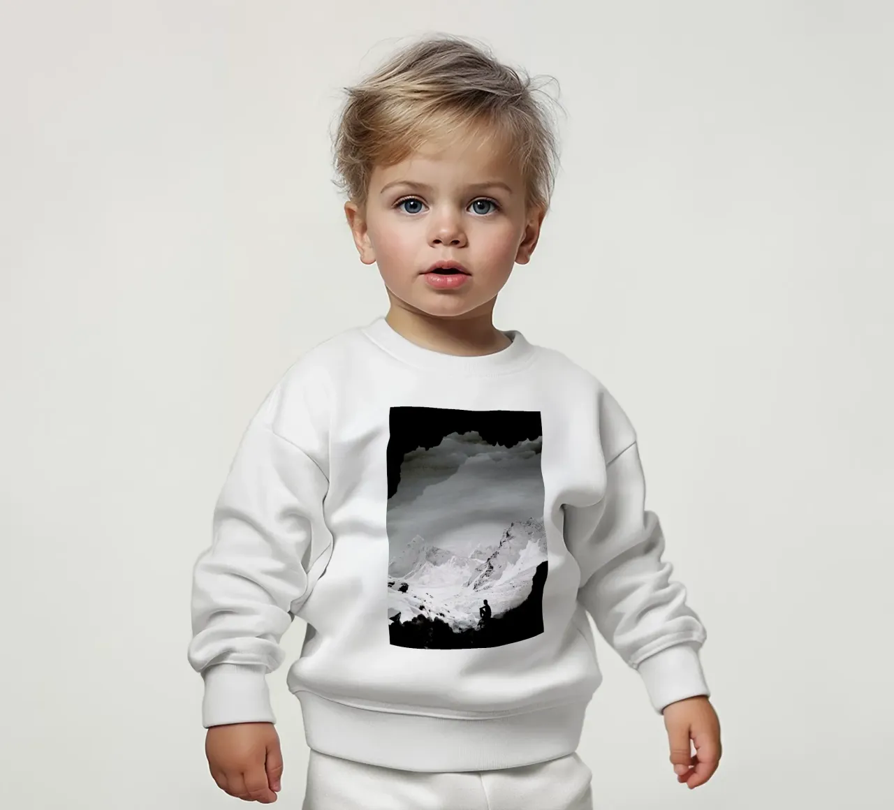 Snowy Isolation felpa neonato da Stoian Hitrov