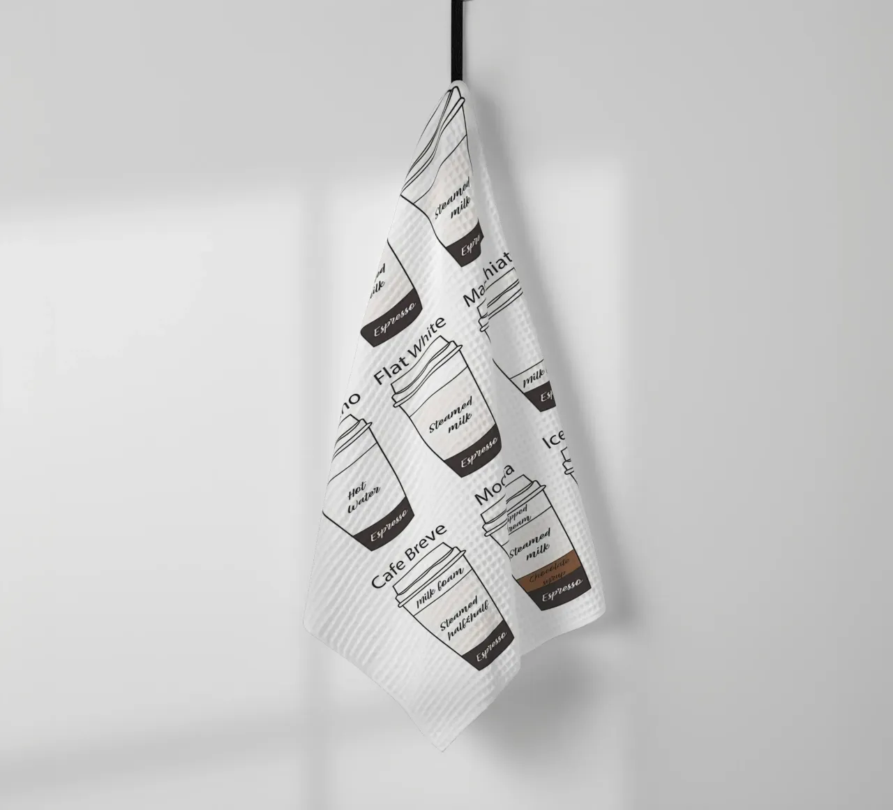 Ultimativer Kaffeeführer Geschirrtuch von Eames