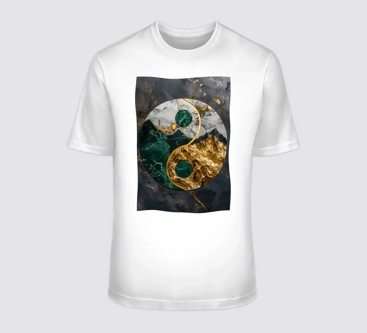 Armonia Yin Yang Kintsugi t-shirt da Mikesell