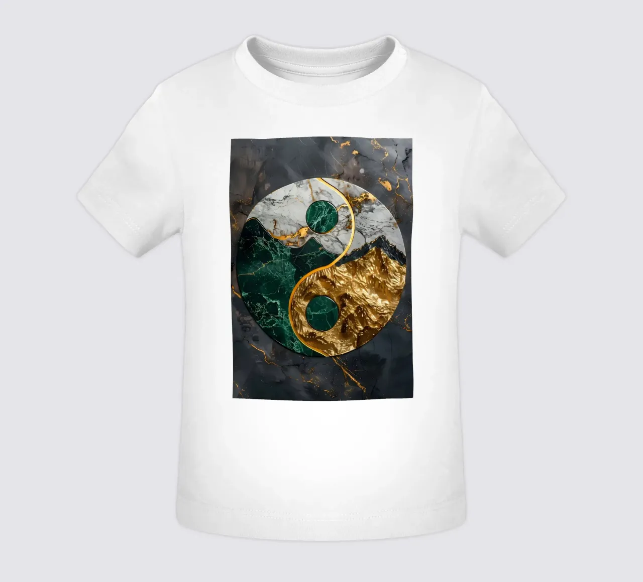 Armonia Yin Yang Kintsugi maglietta neonato da Mikesell