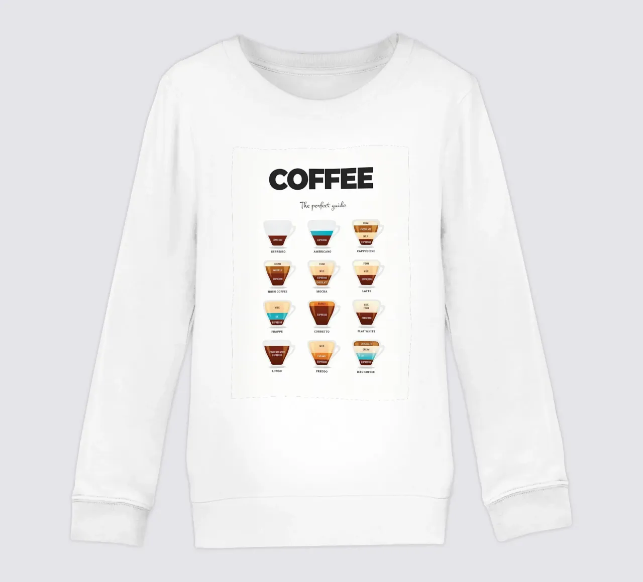Kaffee Essential Guide Kinder Sweatshirt von Eames