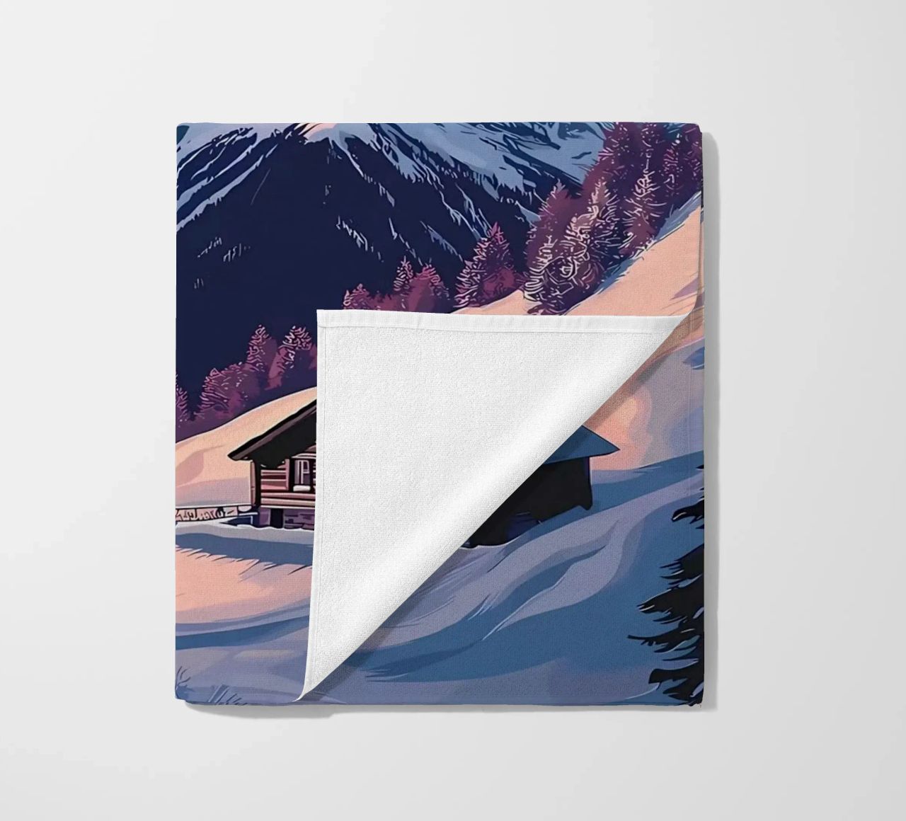 Zermatt Schweiz Bergblick Strandtuch von Ginnery