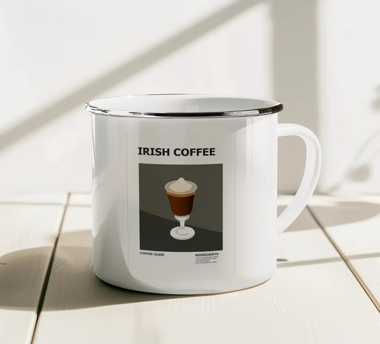 ricetta del caffè tazza in smalto da Eames