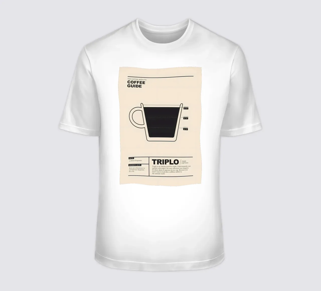 Coffee Guide t-shirt by Eames