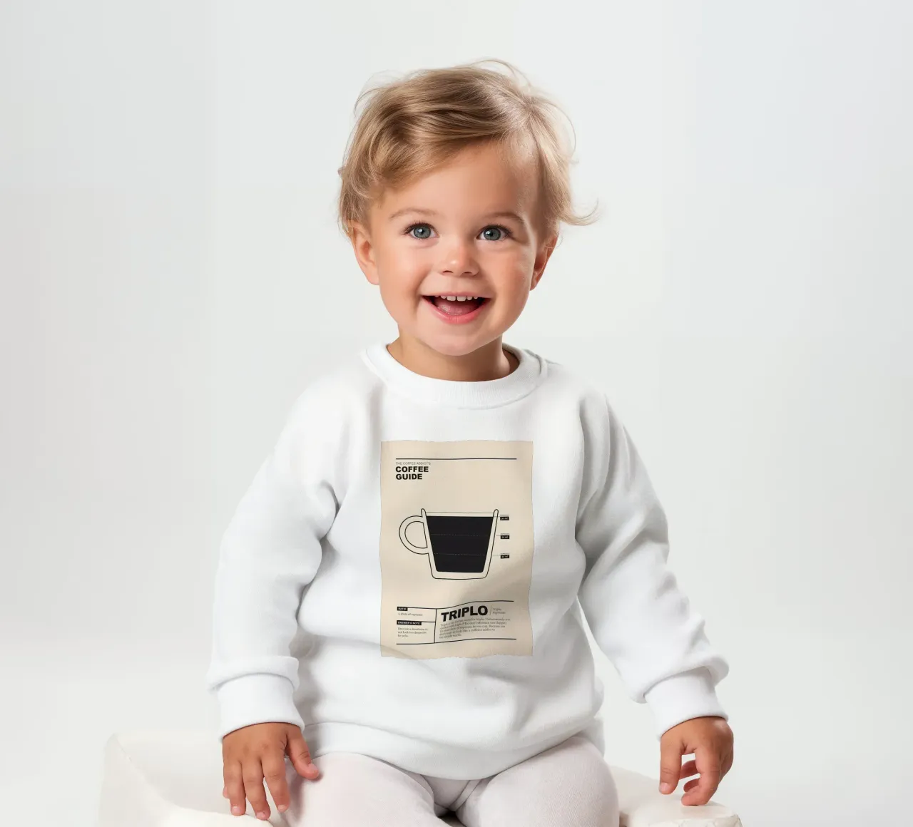 Guida al caffè felpa neonato da Eames