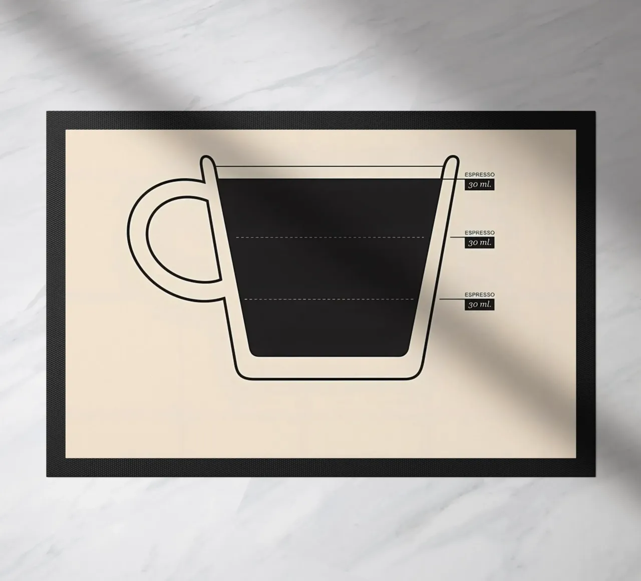 Coffee Guide doormat by Eames