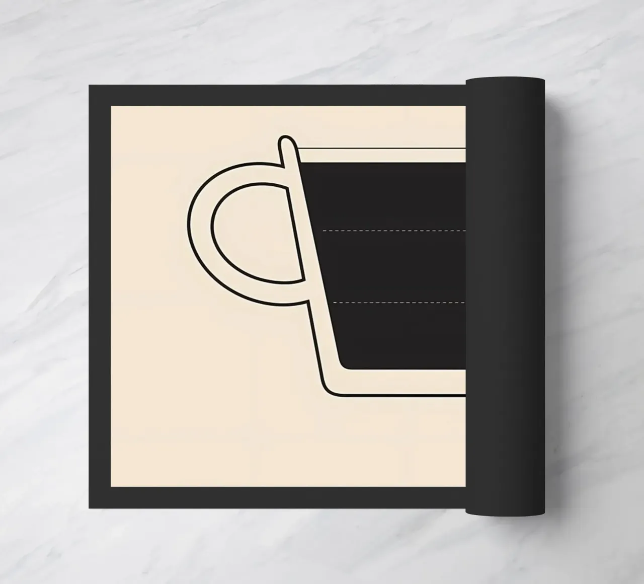 Coffee Guide doormat by Eames