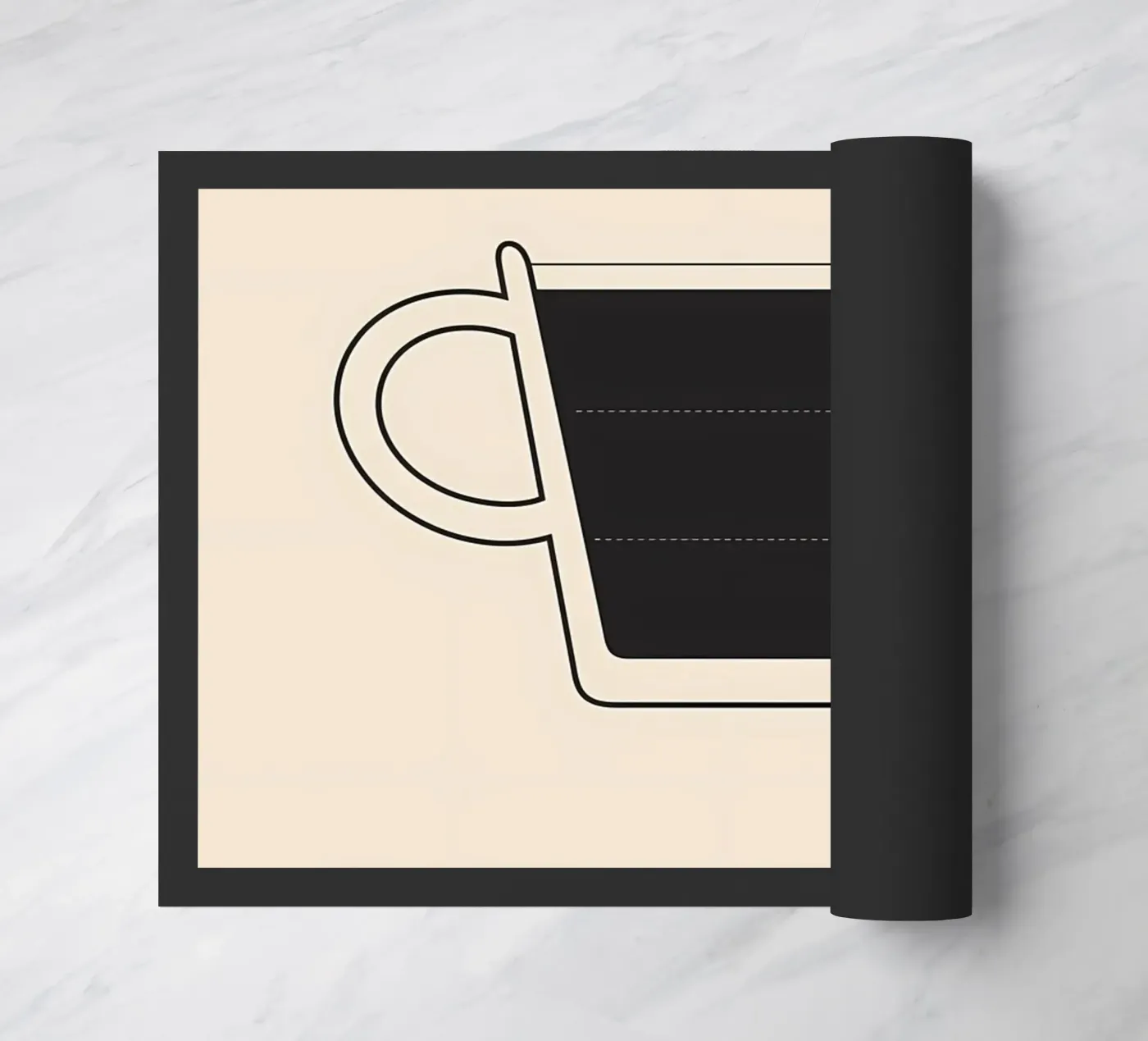 Coffee Guide Fußmatte von Eames