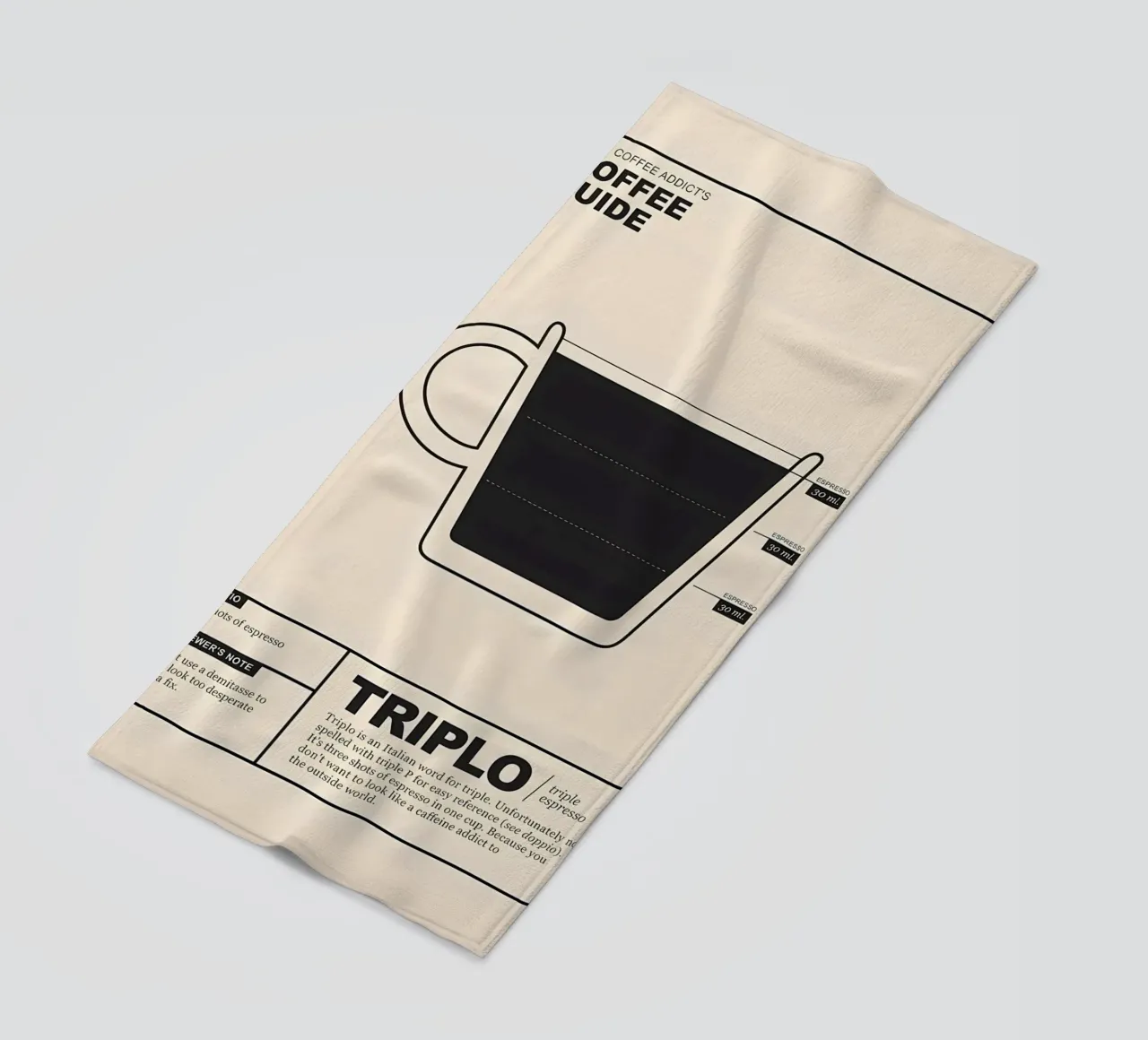 Guida al caffè telo mare da Eames