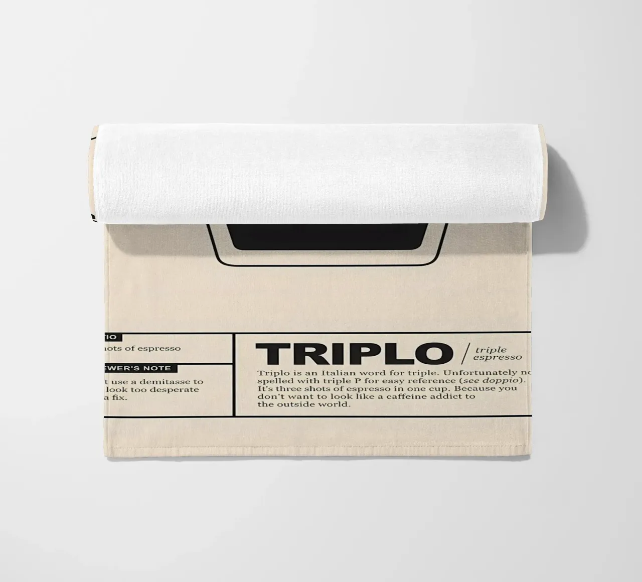 Guida al caffè telo mare da Eames