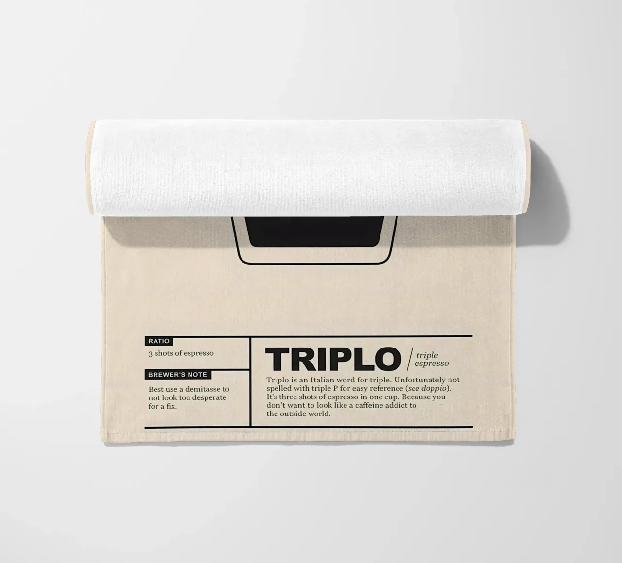 Guida al caffè telo mare da Eames